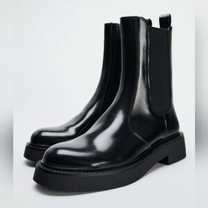 Zara Black Ankle Boots